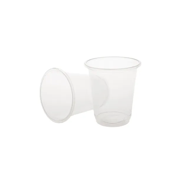 Pahare 300-500 cc PET,transparente, D95 mm,h90 mm, 50 buc,20set/bax