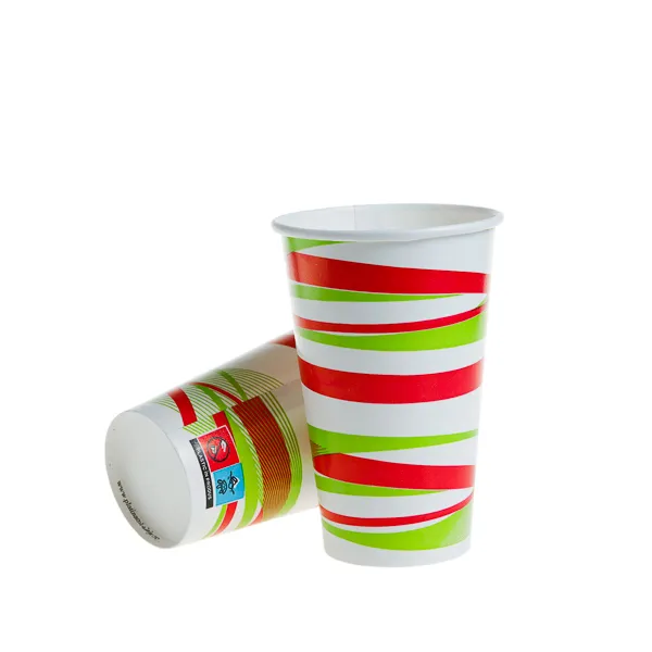 Pahare 12-16 oz Carton +2PE, 350 ml, color , D80 mm, h 118 mm, 50 buc, 20 set/bax