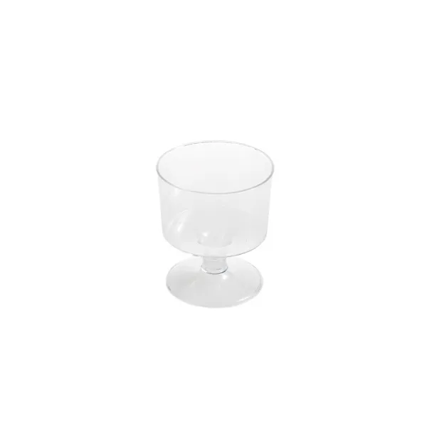Pahare Shot cu Picior R.050 , 50 ml, PS, transparent, D49mm , h55