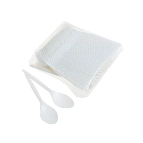 Linguri h169 mm, PLA, alb, 50-100 buc, 20 set/bax