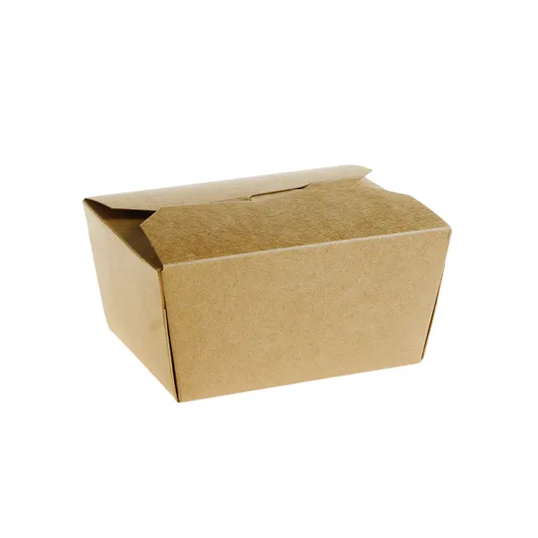 Meniuri cu 4 clapete 800-1400 cc carton, kraft, 50 buc,4