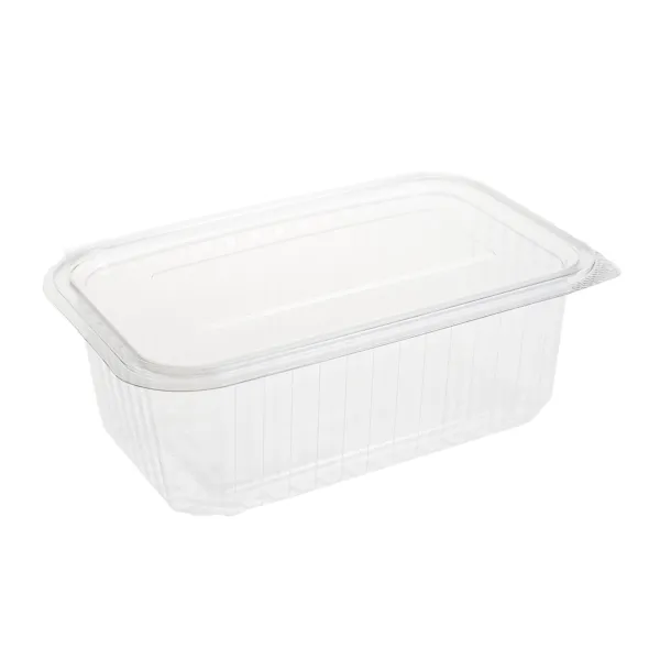 Caserole dreptunghiulare 500 gr FT 108 F 500 ,PET transparent, 75×120 mm