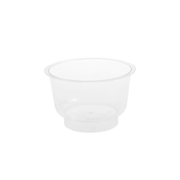 Cupe rotunde cu picior pentru desert 200 ml DC03 ,PS, transparent,D95 mm, 30