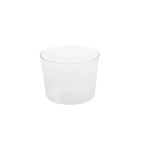 Cupe cilindrice pentru desert 180 ml DC18 ,PS, transparent,D75 mm, 30
