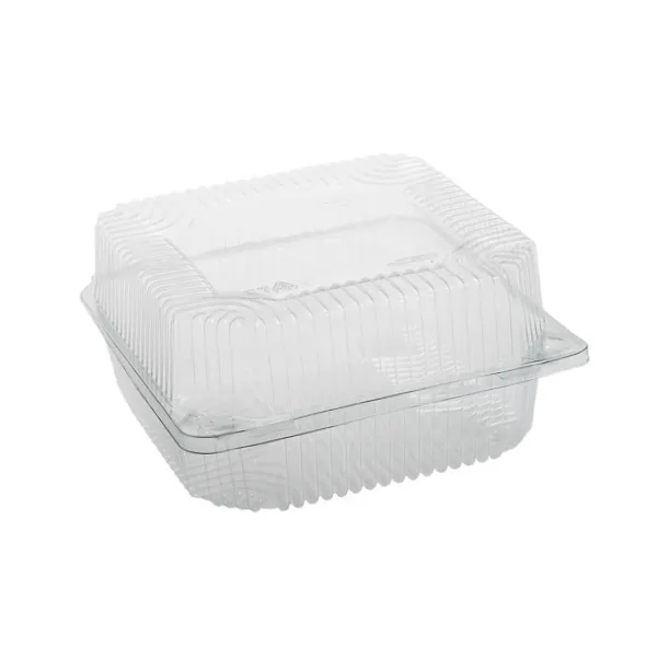Caserole 1400 cc patrate cu capac atasat IT-251, ,PET transparent,140X140 mm,50