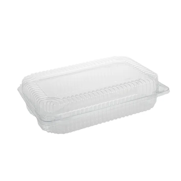 Caserole 800 cc 2 eclere cu capac atasat IT-532U, PET transparent,170X115
