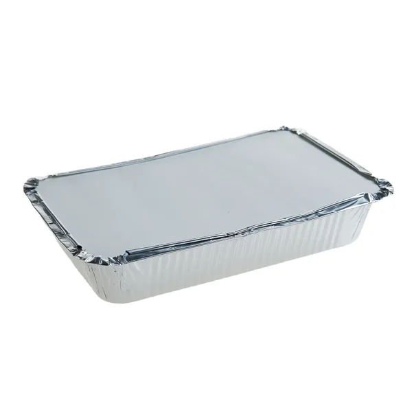 Capace pentru Forme copt 901L 206X135 mm, carton laminat, argintiu+alb,100