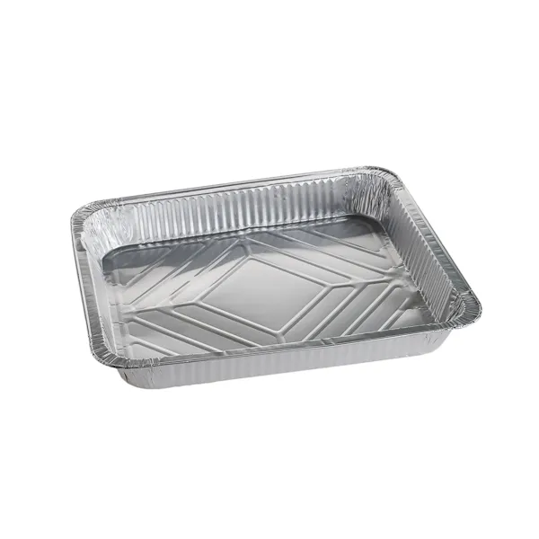 Tavi copt dreptunghiulare 910L, aluminiu,argintiu