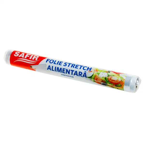 Folii alimentare strech 20m,PE ,galben, 30 cm, 48 role/bax