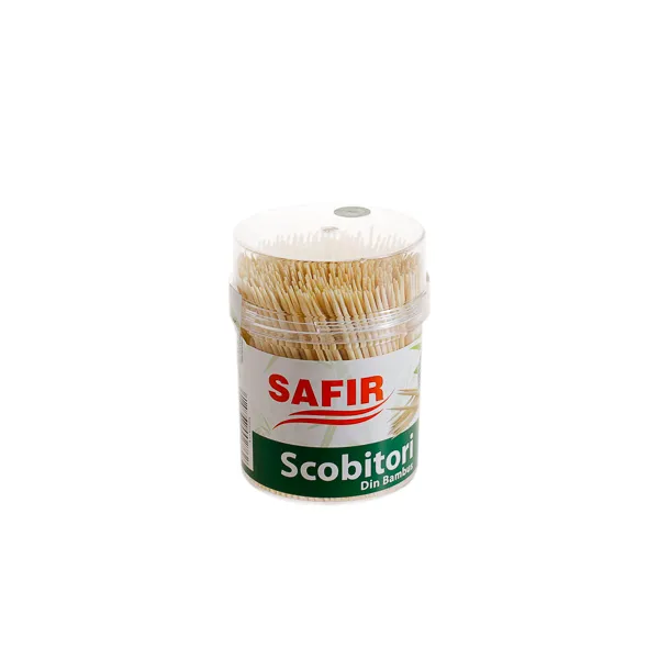 Scobitori tub 500 buc,bambus, 2×65 mm,100 tub/bax