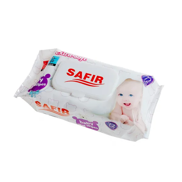 Servetele umede cu capac 72/100/120 buc , din vascoza,24 pac/bax