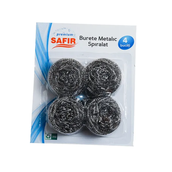 Bureti metalici spiralati 4x 12g buc/card ANGS34, otel inoxidabil, 144