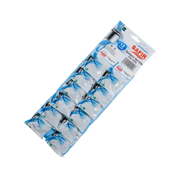 Spalatoare spiralate din inox ambalate individual 12x 35 g/ set ANGS08